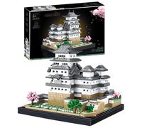 QYEHF Architecture Le Château d'Himeji,Himeji Castle 1746PCS Ensemble de Construction,Collection Architecture Landmarks,Fans de Jardinage et de Culture Japonaise
