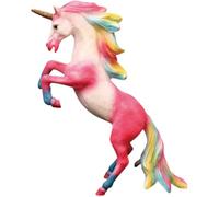 QYEHF Cheval Licorne Figurine, Chevaux Figure de Jeu Licorne Figure Cheval d'Elfe Mythique Pégase Modèle Créature Magique énergie Rose Chevaux pour Garçons et Filles