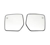QYEHTUN Miroir De Rétroviseur Rechange Compatible avec Dodge pour Nitro 2007 2008 2009 2010 Verre De Remplacement pour Rétroviseurs De Voiture Lentille De Rétroviseur Inversé Verre Chauffant(Pair)
