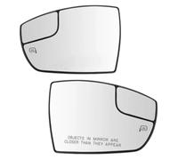 QYEHTUN Miroir De Rétroviseur Rechange Compatible avec Ford pour Escape 2013 2014 2015 2016 Verre De Rétroviseur Chauffant Latéral Verre De Remplacement pour Rétroviseurs De Voiture(Pair)