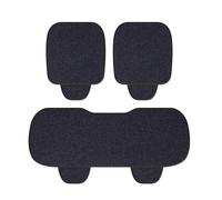 QYETRGF 3 Pcs Set Protege Siege Voiture, pour Toyota Aygo X AB70 2 Avant et 1 Arrière, Couvre Siege Auto Confort en Lin Respirant Antidérapant