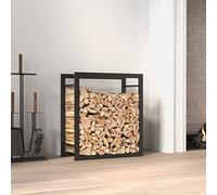 QYEURFOF Râtelier à Bois, 50x28x56 cm en Acier, Support à bûches de Bois Chauffage, étagère Stockage, Magasin métal Ventilation for Ensemble extérieur ou intérieur Log Ra