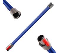 Qygba Tube Extension Pour Dyson V11 V10 V15 V8 V7 Aspirateur, Tube d'extension Pièces Détachées Longueur 73 CM (Bleu)