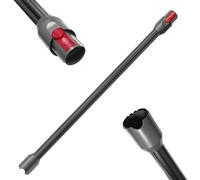 Qygba Tube Extension pour Dyson V12 Detect Slim, Tube Prolongateur Rallonge Accessoire pour Dyson V10 Digital Slim, Pièces de Rechange pour Aspirateur à Rallonge, 74cm (Gris)