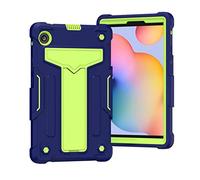 QYiD Coque hybride 3 en 1 pour Galaxy Tab A 8.0 2019 SM-T290/T295 avec support pour Galaxy Tab A 8.0 2019 Bleu marine/olive