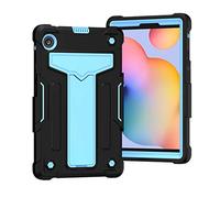 QYiD Coque hybride 3 en 1 pour Huawei MatePad T8 8.0" 2020, avec support pour Huawei MatePad T8 KOB2-L09 KOB2-L03, noir/bleu