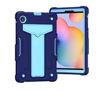QYiD Coque hybride 3 en 1 pour Huawei MatePad T8 8.0" 2020, avec support pour Huawei MatePad T8 KOB2-L09 KOB2-L03, bleu marine/bleu
