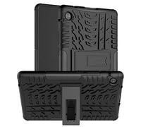 QYiD Coque hybride double couche pour Huawei MediaPad T3 10 avec support pour Huawei MediaPad T3 10 9.6 pouces (AGS-W09/AGS-L09) Noir