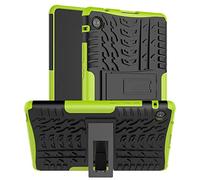 QYiD Coque hybride double couche pour Huawei MediaPad T3 7.0 avec support pour Huawei MediaPad T3 7.0" 2017 BG2-W09 Vert