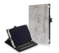 QYiD Coque pour Galaxy Tab A 10.1 (2019) Folding Stand Smart Protective Cover with Pocket for Samsung Galaxy Tab A 10.1 (2019) / SM-T510, SM-T515 [Not Auto Wake/Sleep Function] (Gris)