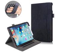 QYiD Coque pour iPad 10.2 / iPad 7th Gen, Folding Stand Smart Protective Multi-Angle Viewing Cover with Pencil Holder & Auto Wake/Sleep for Apple iPad 10.2 (2019) / A2200, A2198, A2232 (Noir)