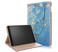 QYiD Coque pour iPad 9.7 2018/2017 Folding Stand Protective Multi-Angle Viewing Cover with Pencil Holder & Auto Wake/Sleep for Apple iPad 9.7 (2018) / Apple iPad 9.7 (2017)(Starry Sky)