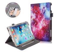 QYiD Coque pour iPad Pro 10.5" / iPad Air (3rd Generation), Folding Stand Smart Protective Multi-Angle Viewing Cover with Pencil Holder & Auto Wake/Sleep for iPad Air 10.5" 2019 (Milky Way)