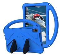 QYiD Coque pour Lenovo Tab M8 HD/Smart Tab M8/Tab M8 FHD 2019, Enfant Housse de Protection Non-Toxic Eva Antichoc avec Bandoulière et Support pour Lenovo M8 8.0" TB-8505F TB-8505X TB-8705, Bleu