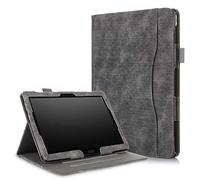 QYiD Coque pour Lenovo Tab P10 Folding Stand Smart Protective Multi-Angle Viewing Cover with Pencil Holder & Auto Wake/Sleep for Lenovo Tab P10 / TB-X705F, TB-X705L (Noir)
