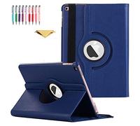 QYiD Coque pour New iPad 9.7 Pouces 5th/6th Generation 2018/2017, Coque de Protection Support Rotatif à 360 Degrés Case Fonction Sommeil/Réveil pour Apple iPad 9.7 Pouces, iPad Pro 9.7/Air 2/Air, Bleu