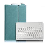QYiD Étui avec clavier pour iPad 10,2" 8ème génération 2020/7ème génération 2019 en cuir synthétique avec support et clavier sans fil magnétique détachable pour iPad 7è/8ème génération Marron