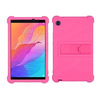 QYiD Étui pour Galaxy Tab A 8.0 2019 SM-T290/T295 Housse en silicone souple à l'épreuve des chocs Protection Cover pour 8.0 pouces Galaxy Tab A 2019 Without S Pen SM-T290 SM-T295 Rose