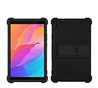 QYiD Étui pour Huawei MatePad T8 8.0" 2020, Housse en silicone souple à l'épreuve des chocs Protection Cover pour Huawei MatePad T8 KOB2-L09 KOB2-L03, Noir