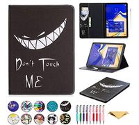 QYiD Etui pour Huawei MediaPad M5 8.4, Housse de Protection Etui Flip Cover avec Card Holder & Stylus pour Huawei M5 8 8.4 Pouces 2018, Petit Sourire satisfait