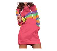 QYIFIRST Anime Sweat à capuche Outwear Mabel Pines Hambone Robe Sweat Impression 3D Hoodie Cosplay Costume Adulte Femme Rouge XL (Chest 115cm)