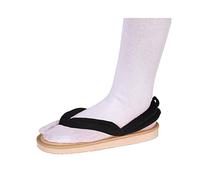 QYIFIRST Kimetsu no Yaiba Inosuke Hashibira Cosplay Sabots Shoes slippers Sandales Costume Noir Homme Femme 35 (Inside length 22cm)