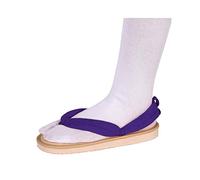 QYIFIRST Kimetsu no Yaiba Shinobu Kocho Cosplay Sabots pantoufle Chaussures en bois Chaussons Sandales Costume Pourpre Unisexe 45 (Inside length 27cm)