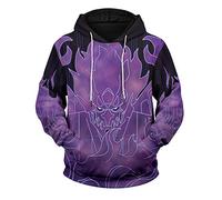 QYIFIRST Pull à Capuche Anime Homme Femme Sweatshirt Dragon Uchiha Sasuke Costume Cosplay Violet EU Size M