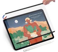 QYiiD 2PCS Magnétique Paperfeel Protection Écran pour iPad Pro 12.9 (modèles 2022 & 2021&2020 & 2018), Film Protecteur Mat, Écriture & Dessin comme sur Papier, Réutilisable et Amovible