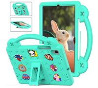 QYiiD Coque Enfant pour Galaxy Tab S6 10.5" 2019 (Model SM-T860/T865/T867), Légère Coque de Protection Enfant avec Poignée Anti-dérapants, Support Pivotant & Built-in S Pen Holder, Vert