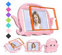 QYiiD Coque Enfant pour iPad 10,2 Pouces (9ème/8ème/7ème Génération, 2021/2020/2019) avec Protection Écran, Coque de Protection Enfant avec Poignée Anti-dérapants, Porte-Stylet & Bandoulière, Vert