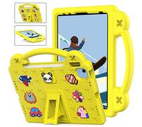 QYiiD Coque Enfant pour iPad 10th Generation 10.9 Pouces, Légère Coque de Protection Enfant avec Poignée Anti-dérapants, Support Pivotant pour 10.9" iPad Case 2022 Released, Jaune