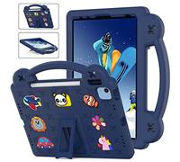 QYiiD Coque Enfant pour iPad 10th Generation 10.9 Pouces, Légère Coque de Protection Enfant avec Poignée Anti-dérapants, Support Pivotant pour 10.9" iPad Case 2022 Released, Bleu foncé