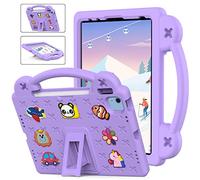 QYiiD Coque Enfant pour iPad 10th Generation 10.9 Pouces, Légère Coque de Protection Enfant avec Poignée Anti-dérapants, Support Pivotant pour 10.9" iPad Case 2022 Released, Violette