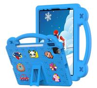 QYiiD Coque Enfant pour iPad Air 5th/4th Generation 2022/2020 10.9" / iPad Pro 11" 2022/2021/2020/2018, Légère Coque de Protection Enfant avec Poignée Anti-dérapants, Support Pivotant, LightBlue