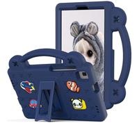 QYiiD Coque Enfant pour iPad Mini 6th Generation 2021 8.3 Pouces, Légère Coque de Protection Enfant avec Poignée Anti-dérapants, Support Pivotant pour iPad Mini 6 2021, Bleu foncé