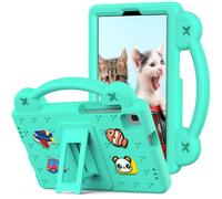 QYiiD Coque Enfant pour iPad Mini 6th Generation 2021 8.3 Pouces, Légère Coque de Protection Enfant avec Poignée Anti-dérapants, Support Pivotant pour iPad Mini 6 2021, Vert