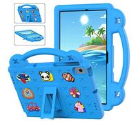 QYiiD Coque Enfant pour Lenovo M10 Plus 10.6 Pouces 3rd Generation 2022, TB-125F/ TB-128F, Légère Coque de Protection Enfant avec Poignée Anti-dérapants, Support Pivotant, LightBlue