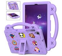 QYiiD Coque Enfant pour Nokia T20 (TA-1392) 2021 Released 10.36-Pouces, Légère Coque de Protection Enfant avec Poignée Anti-dérapants, Support Pivotant pour Nokia Tablet T20, Violette