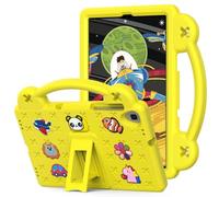 QYiiD Coque Enfant pour Onn 10.1" 3 Gen 2022 (Model:100071485), Légère Coque de Protection Enfant avec Poignée Anti-dérapants, Support Pivotant pour Onn 10.1 Cala (Just Fit for 2022, 3rd Gen, Jaune