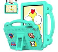 QYiiD Coque Enfant pour Onn 10.1" 3 Gen 2022 (Model:100071485), Robuste Enfant Cas de Preuve d'enfant Housse, Support Rotatif & Bandoulière pour Onn 10.1 Cala (Just Fit for 2022, 3rd Gen, Vert