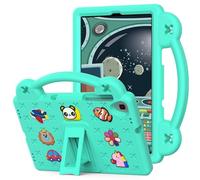 QYiiD Coque Enfant pour TCL Tab 8 LE 8" Tablet 2023, Légère Coque de Protection Enfant avec Poignée Anti-dérapants, Support Pivotant pour TCL Tab 8 LE 2023 (Model:9137W)/TCL Tab 8 2022 (Model:9132X), Vert
