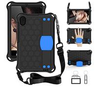 QYiiD Coque pour Galaxy Tab A 8.4 2020 SM-T307, Antichoc Etui Housse EVA Enfants Antichoc Protecteur avec Poignée Support et Bretelles pour Galaxy Tab A 8.4 Pouces Tablet 2020 Release, Noir/Bleu