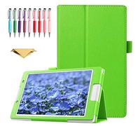 QYiiD Coque pour Xiaomi Pad 5/5 Pro/5 Pro 5G, Slim PU Leather Folio 2-Folding Stand Cover with Auto Wake/Sleep for Xiaomi Pad 5/MI Pad 5 Pro, Vert