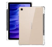 QYiiD Coque transparente pour Galaxy Tab A7 Lite 8,7" avec porte-stylo S, absorption des chocs, coque transparente en gel TPU souple pour Galaxy Tab A7 Lite 2021 SM-T220/T225/T227, transparente