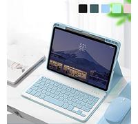 QYiiD Étui clavier pour Xiaomi Mi Pad 5 Pro 11 pouces, housse de clavier sans fil amovible magnétique avec souris pour Xiaomi Mi Pad 5/5 Pro QWERTY (MiPad 5/5 Pro, rose)