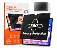 QYiiD Filtre de confidentialité magnétique 360° pour iPad mini 5e/4e gén. 7,9 pouces (2019/2015), anti-espion 360° 4 directions, antireflet, lumière bleue, réutilisable