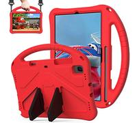 QYiiD Funda Infantil Para Xiaomi RedMi Pad 10.61 pulgadas 2022, cubierta protectora Infantil ligero Con soporte ASA y Correa Para el hombro, apta Para niños for RedMi Pad 10.61'' 2022, Rojo