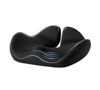 QYILAY Coussin Coccyx, Grand Coussin Chaise Bureau Ergonomique Mousse à Mémoire, Coussin Orthopédique pour Soulager Douleurs Hanches et Coccyx/sciatique, Coussin Hemorroide.