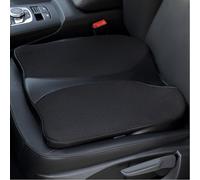 QYILAY Coussin de siège auto pour adultes, coussin de siège conducteur en mousse à mémoire de forme pour augmenter la hauteur et le confort, soulagement des douleurs de sciatique, coccyx et dos (Filet